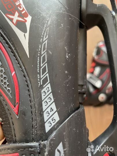 Коньки детские раздвижные 34