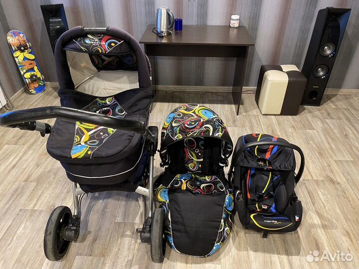 Детские коляски 3 в 1 бу