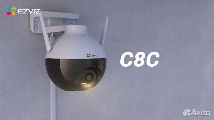 Поворотная 2 мп Wi-Fi камера 360