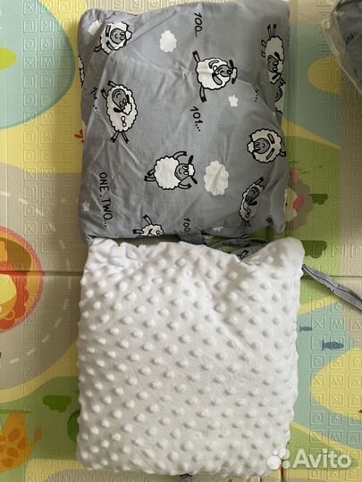 Бортик-подушки в кроватку Amarobaby 12 шт