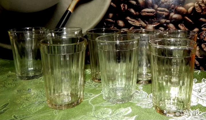 Граненые стаканы и стопки