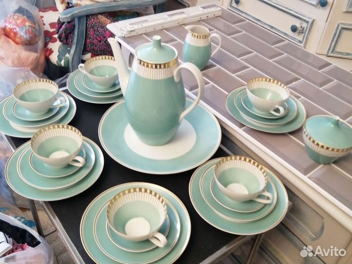 Сервиз GDR lichte 50 ых 6 персон