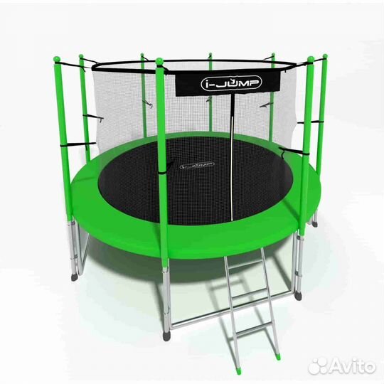 Батут I-jump classic light 8FT green