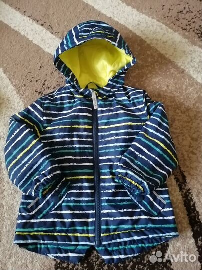 Утеплённая курточка для мальчика 80