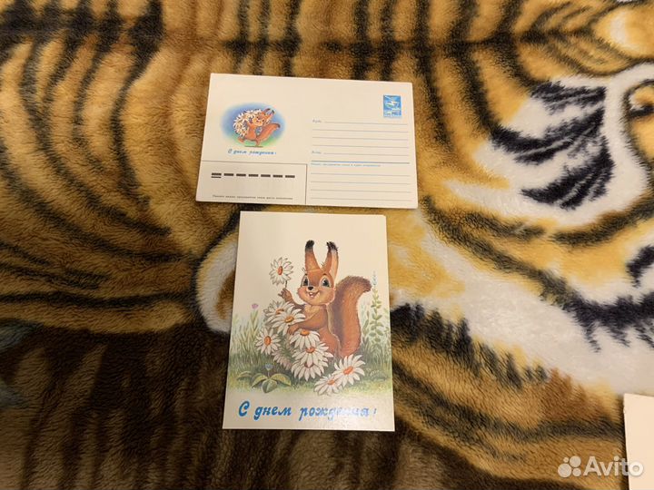 Зарубин открытка с конвертом сувенирный набор