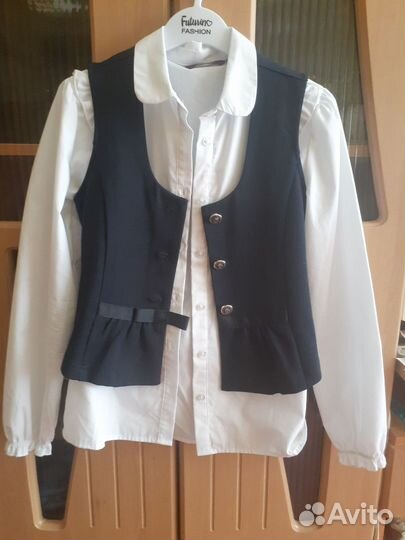 Школьная форма для девочки 146 синяя пакетом