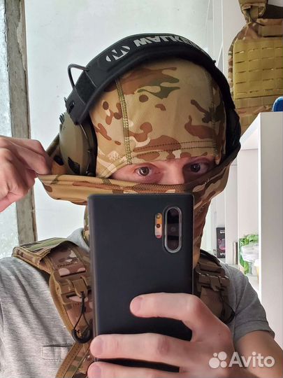 Балаклава зимняя флисовая цвет Multi Cam