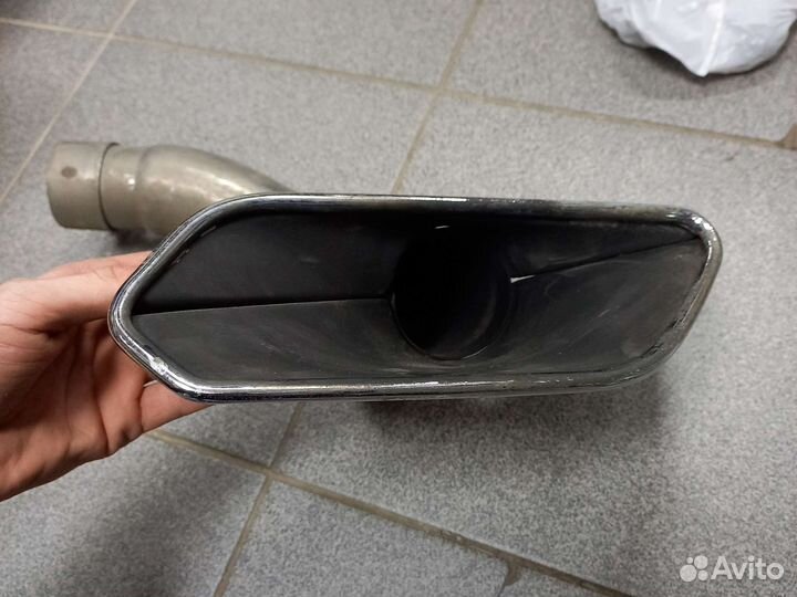 Насадка на глушитель volkswagen туарег левая