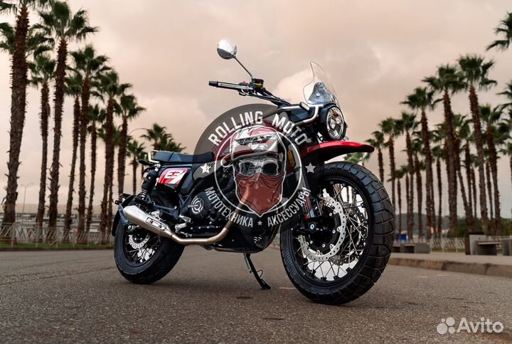 Дорожный мотоцикл Cyclone RE3 Scrambler red новый