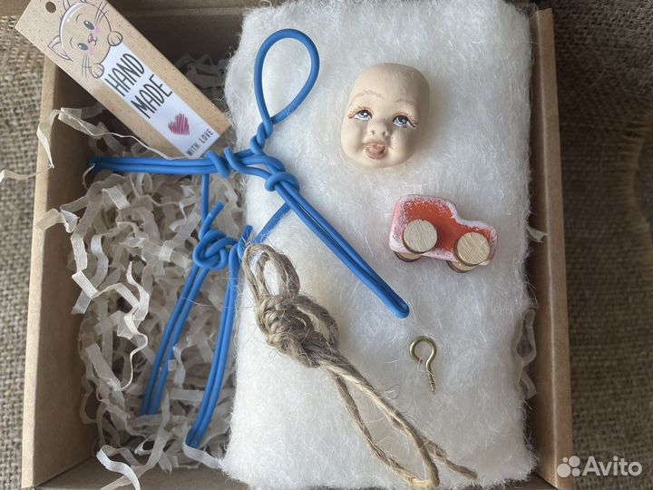 Ватная игрушка на елку,набор для создания