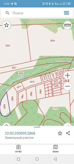 Участок 10 сот. (СНТ, ДНП)