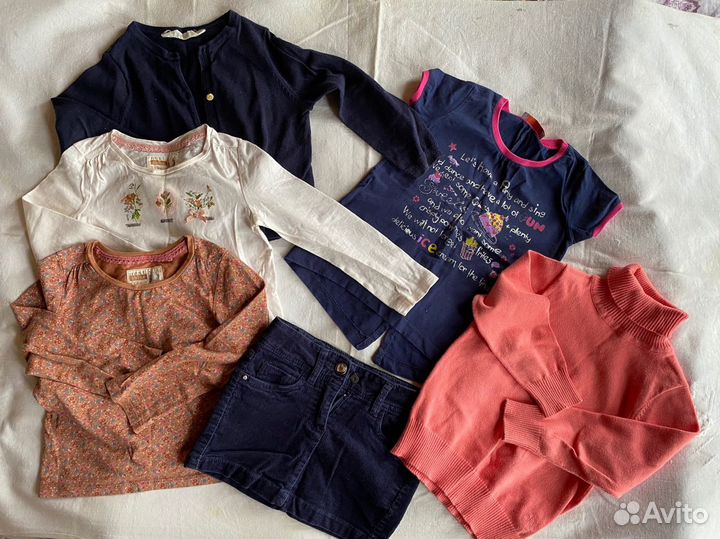 Одежда для девочки пакетом 98 рост