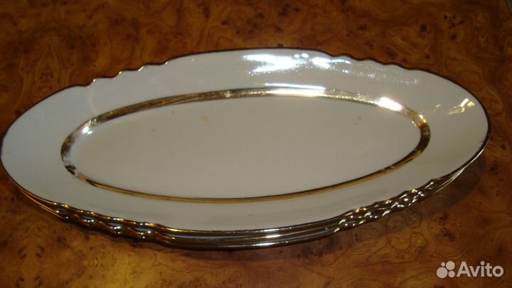 Блюдо селедочница. Длина 25 см. Дулево. 3 шт