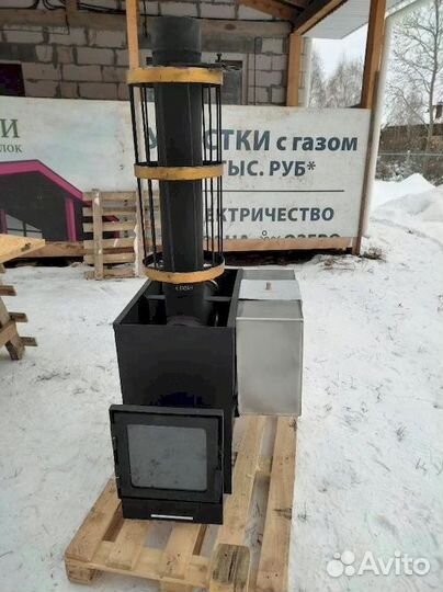 Банная печь Эконом 0.6 м толщина 10мм