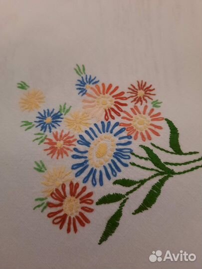 Скатерть. Салфетка. Германия. Хлопок. винтаж