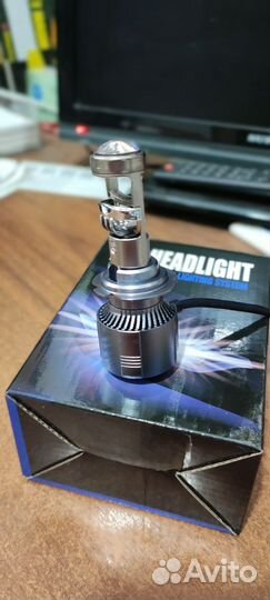 Линзованные LED лампы H7