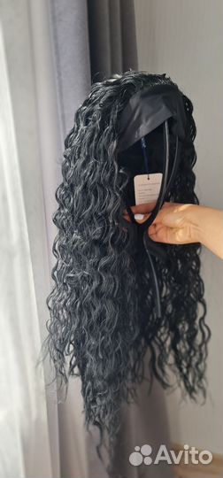 Парик афрокудри черный