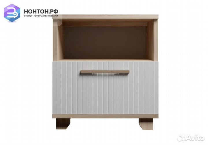 Тумба прикроватная с ящиком Копенгаген дуб сонома
