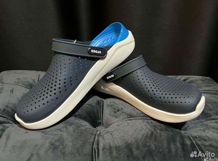 Crocs LiteRide Кроксы Сабо синие