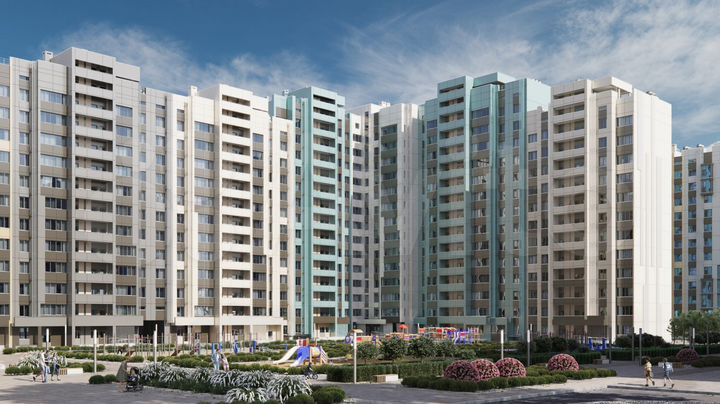 2-к. квартира, 59 м², 2/14 эт.