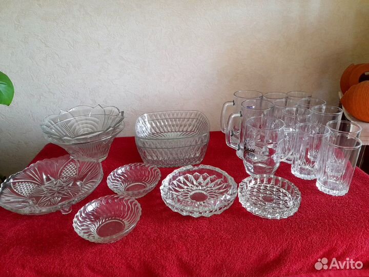 Винтажная стеклянная посуда СССР