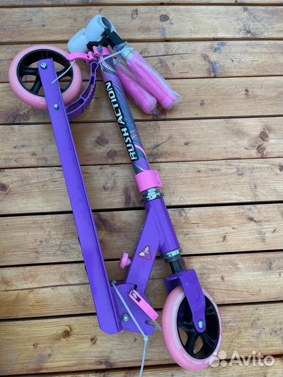 Самокат K-145A Purple-pink rush action