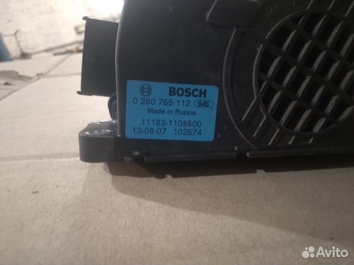 Электронная педаль газа kalina granta