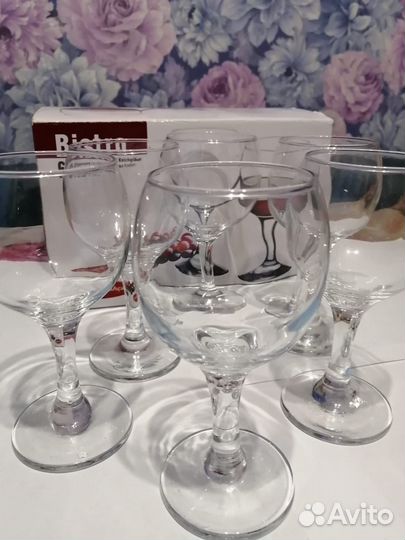 Бокалы и фужеры Bistro, по 6 шт