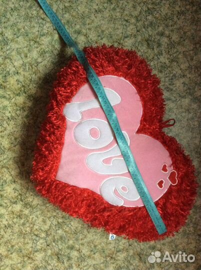 Мягкая игрушка Сердце Любимым С любовью