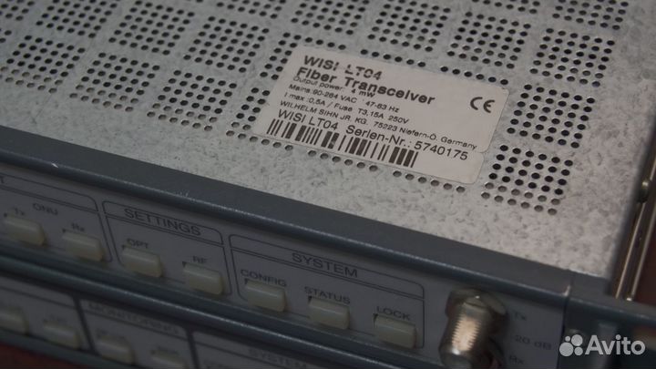 Оптический передатчик Wisi LT04 Fiber Transceiver