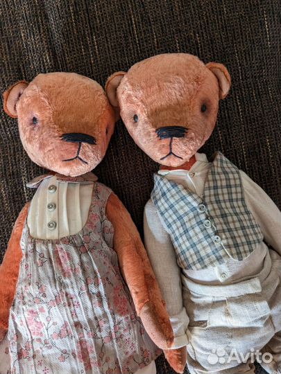 Винтажные медведи ручной работы
