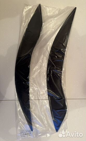 Реснички на фары ford focus 3