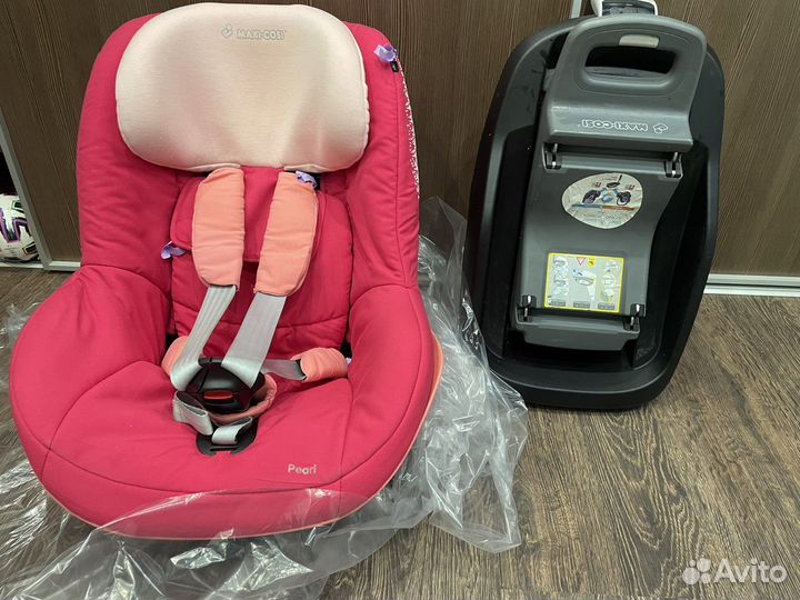 Детское автокресло maxi cosi pearl+ база isofix