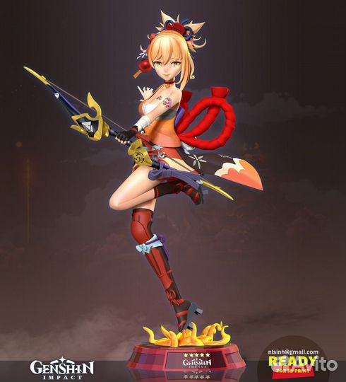 Фигурки аниме genshin геншин