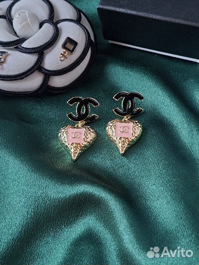 Серьги Chanel LUX качество
