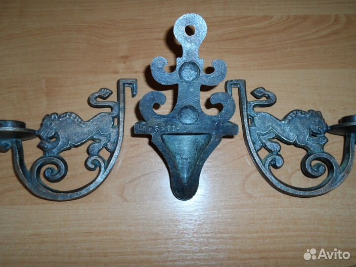 Подсвечник настенный.Последняя четверть хх века