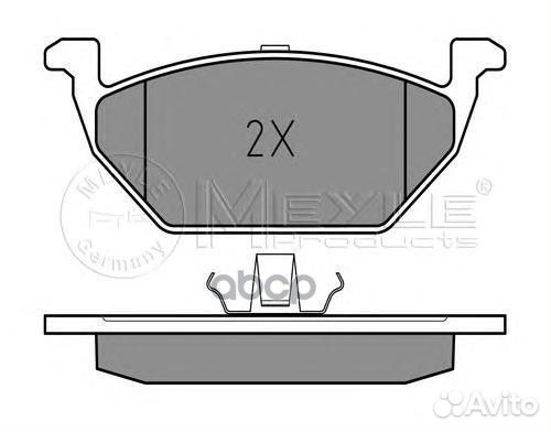 Колодки тормозные 0252313019A Meyle