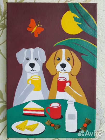 Картина на холсте Собачки