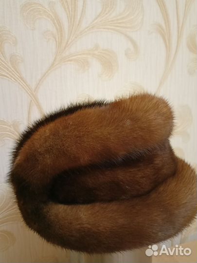 Шапка норковая женская