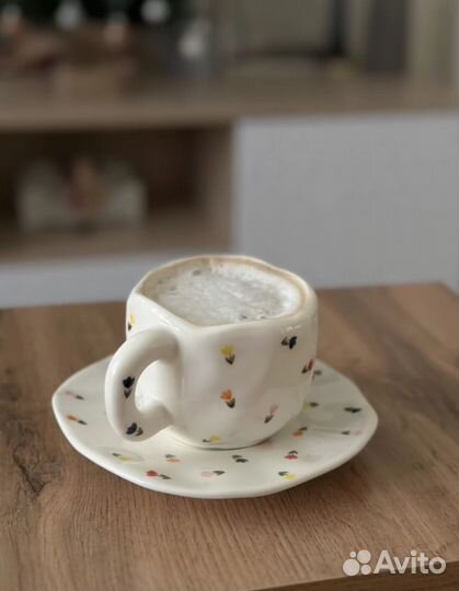 Кружка керамическая ручная работа