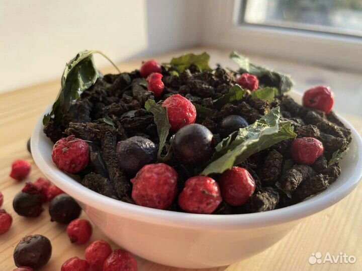 Иван-чай со смородиной 1кг, ягоды, полезный чай