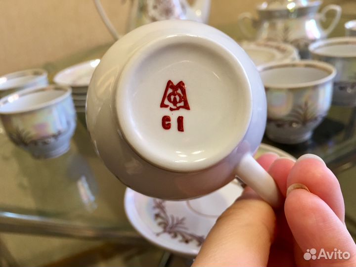 Винтажный фарфоровый сервиз «Версаль» 1983 года