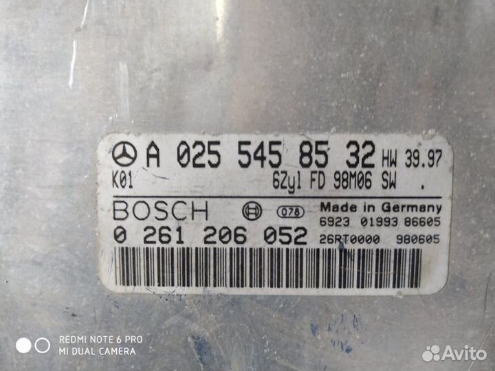 Блок управления двигателем Mercedes-Benz W210