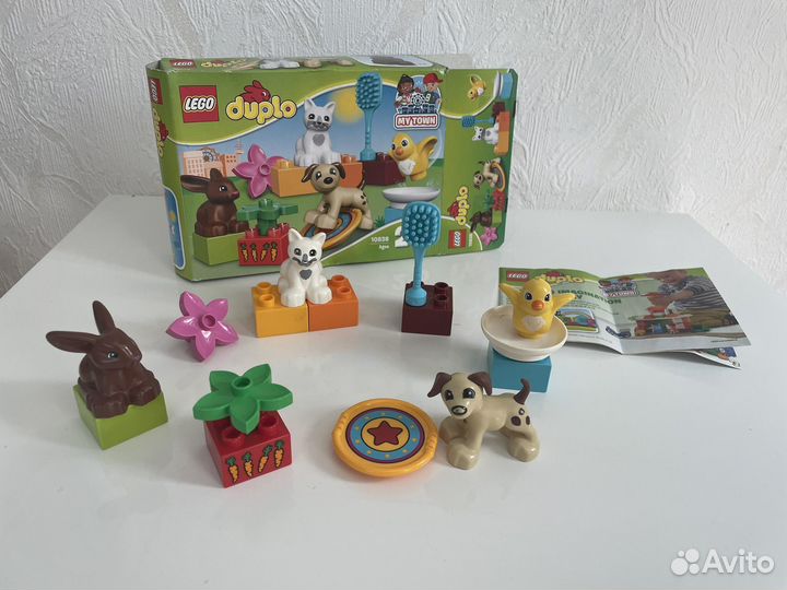 Lego duplo принцессы и животные