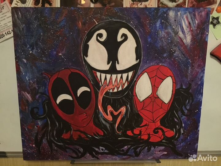 Рисунок на холсте