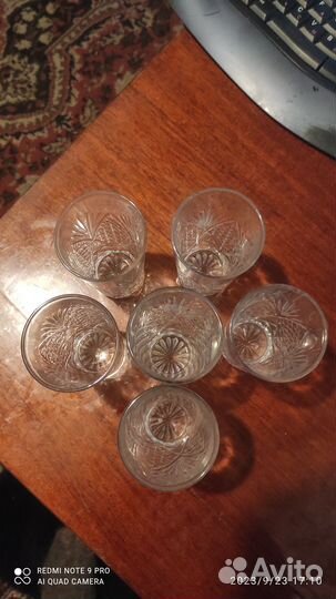 Хрустальные стаканы СССР