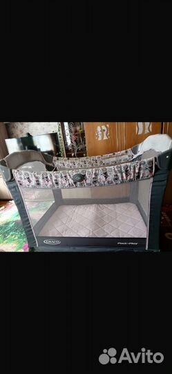 Манеж кровать