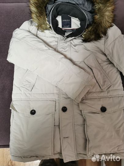 Пуховик zara на парня