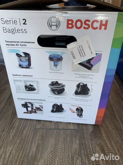 Пылесос bosch serie 2 bagless