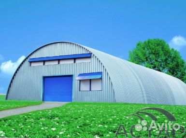 Новый Арочный Ангар от производителя 8х4х20м